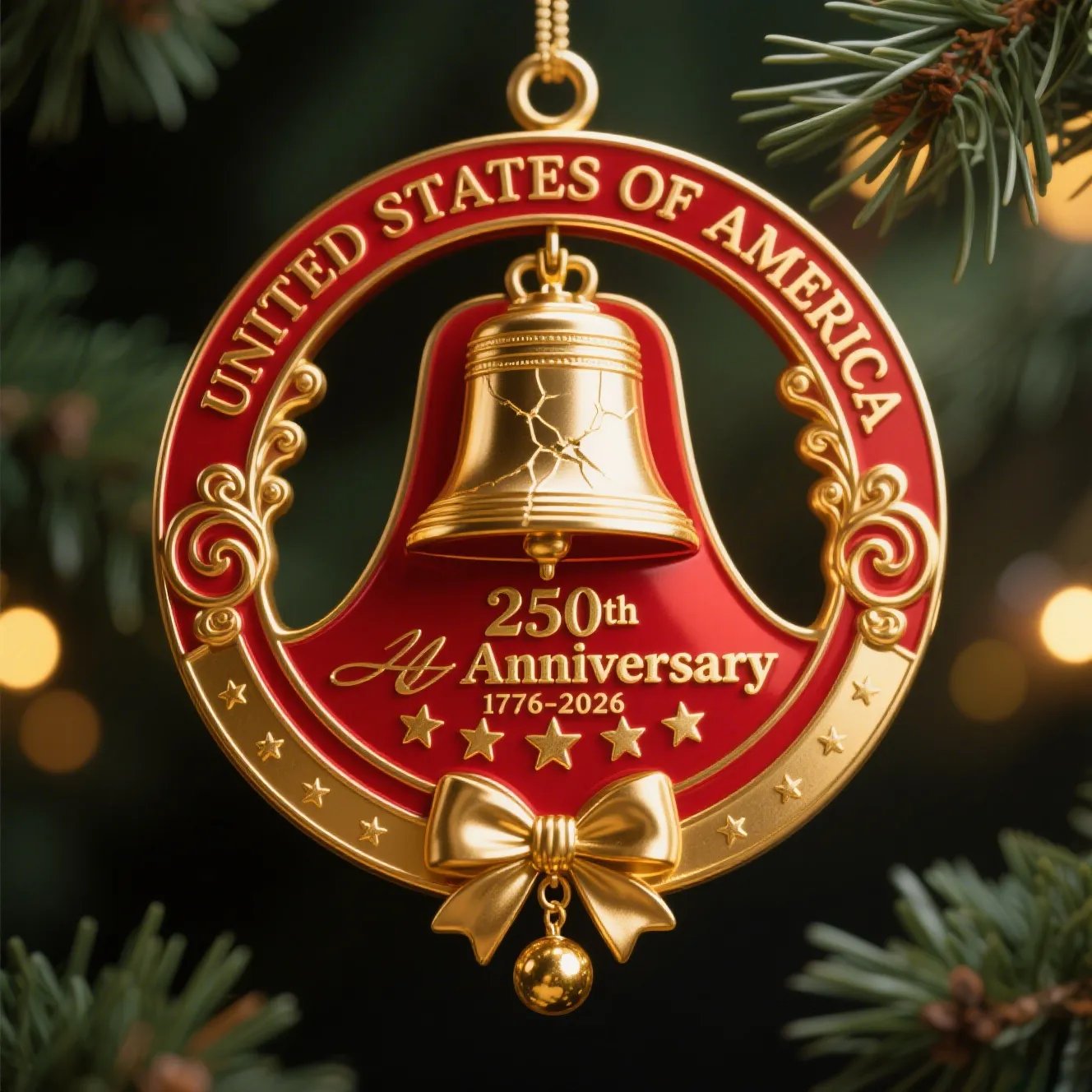 🔔United States 250th Anniversary Liberty Bell Ornament