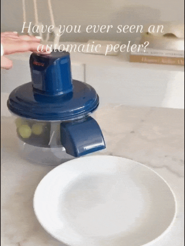 Peel Grapes & Small Fruits in 20 Seconds—Effortless, Fast & Mess-Free!” 🍇⚡