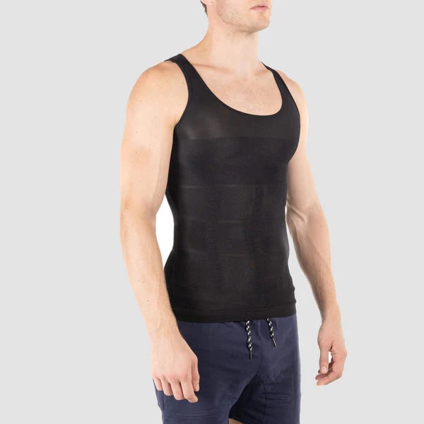 Camicia Modellante Uomo - Body Shaper A Compressione, Sculptcore, Canotta Dimagrante Per Addome E Vita - Foto 10