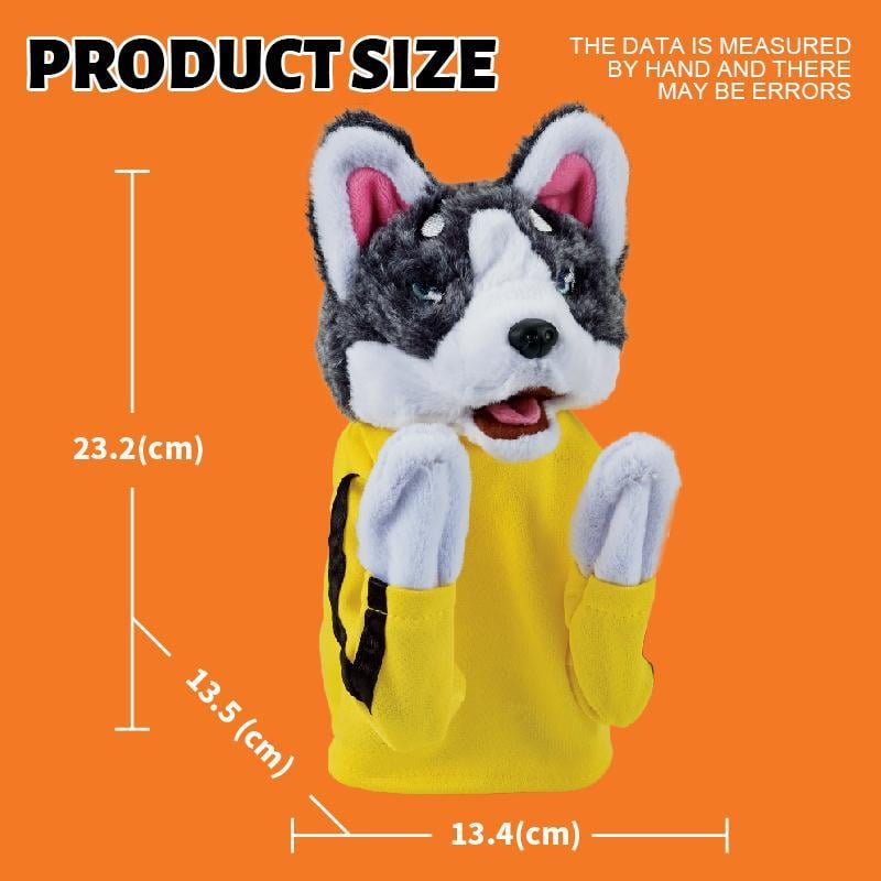 A-Da! Animal Boxing Interactive Hand Puppet for K Interaction ids - Boxing Husky Dog Plush Toy, Colorful Playful Interactive Plush Game Interaction