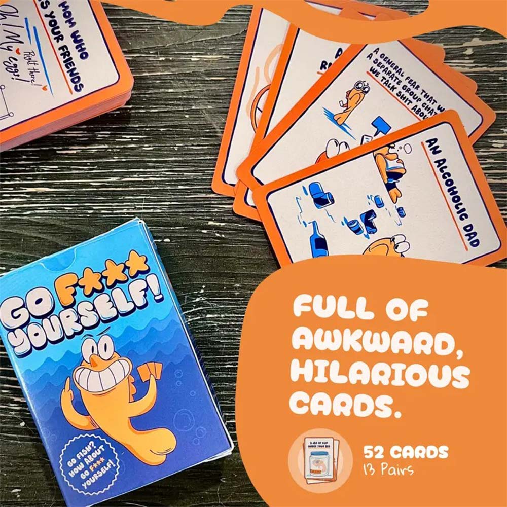 🏆 FREE Shipping 🔥 Go F*** Yourself Adult Card Game - Hilarious Party Game for 3-10 Players