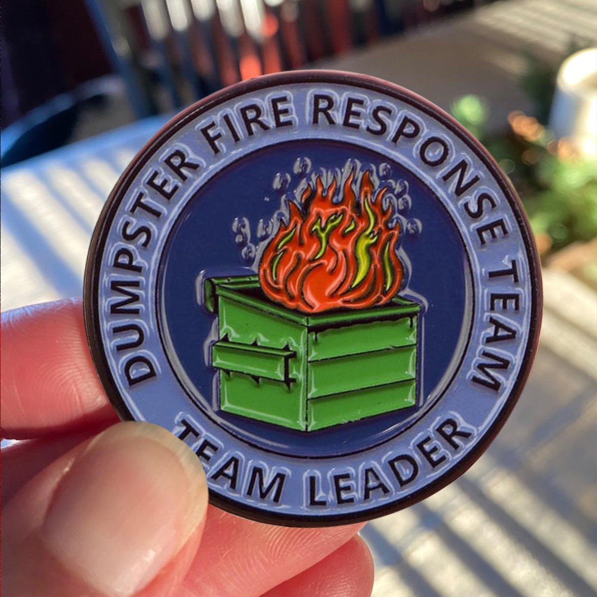 Dustbin Quotes Brooch