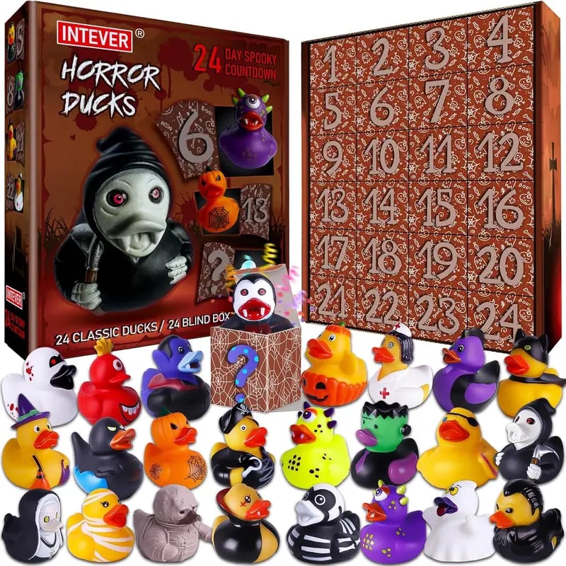 🔥Last Day 49% OFF - Advent Calendar 2025 Horror Rubber Duckies🦆